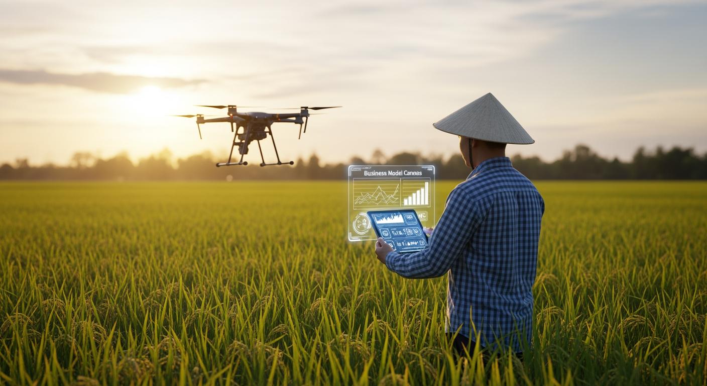 Sự linh hoạt của mô hình kinh doanh nông nghiệp hiện đại trên nền tảng số