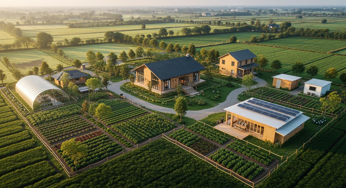 Mô hình kinh doanh đa tầng tại trang trại: Từ sản xuất nông sản đến dịch vụ du lịch farmstay.