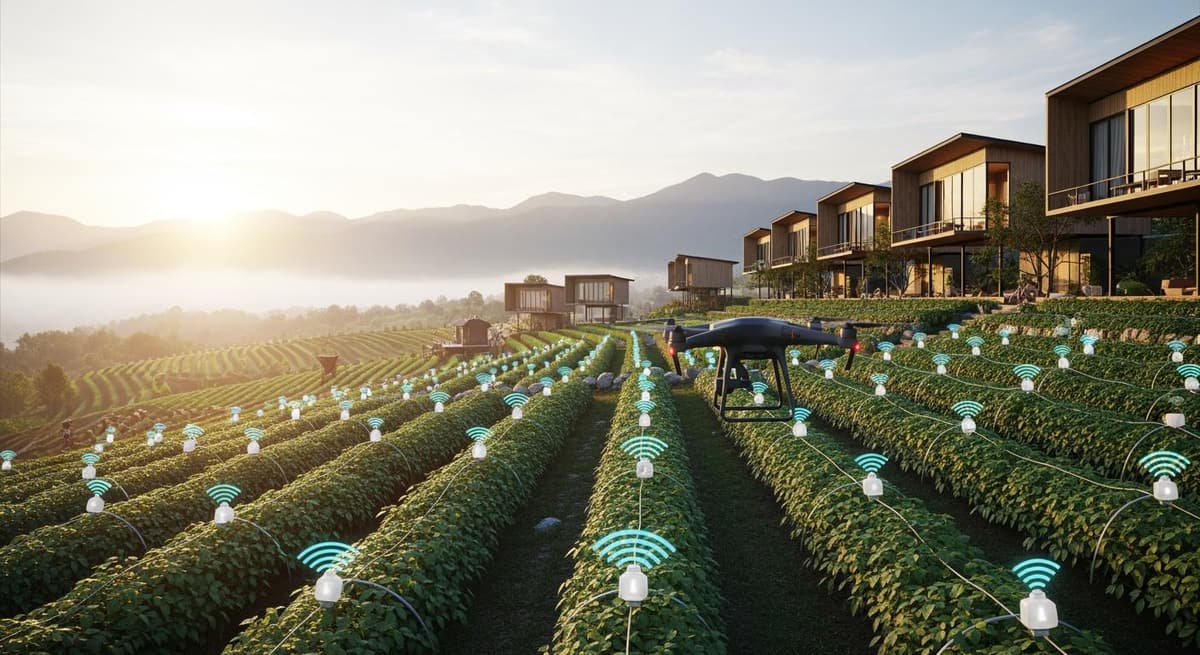 Mô hình Farmstay và AgriTech kết hợp trong hệ sinh thái nông nghiệp bền vững
