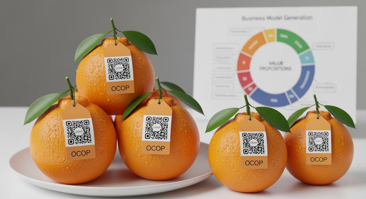 Thiết kế Tuyên bố giá trị Value Propositions cho nông sản sạch OCOP