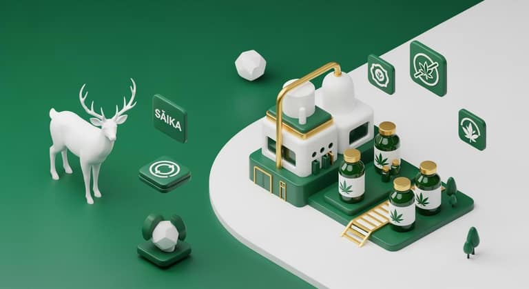 Minh họa 3D mô hình hệ sinh thái chế biến sâu và nâng tầm giá trị nhung hươu đạt chuẩn OCOP