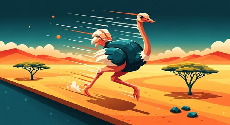 Đà Điểu Chạy Nhanh Cỡ Nào? Bí Ẩn Đằng Sau Đôi Chân Thép