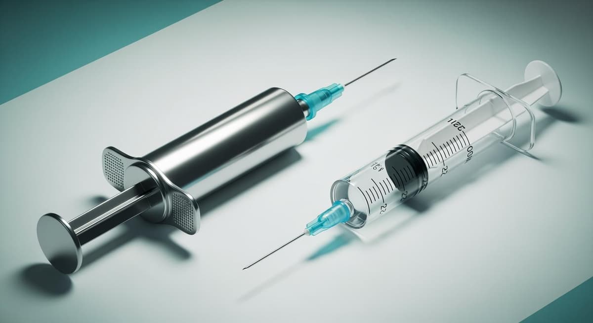 So sánh bơm kim tiêm inox dùng nhiều lần và bơm kim tiêm nhựa dùng một lần trong thú y