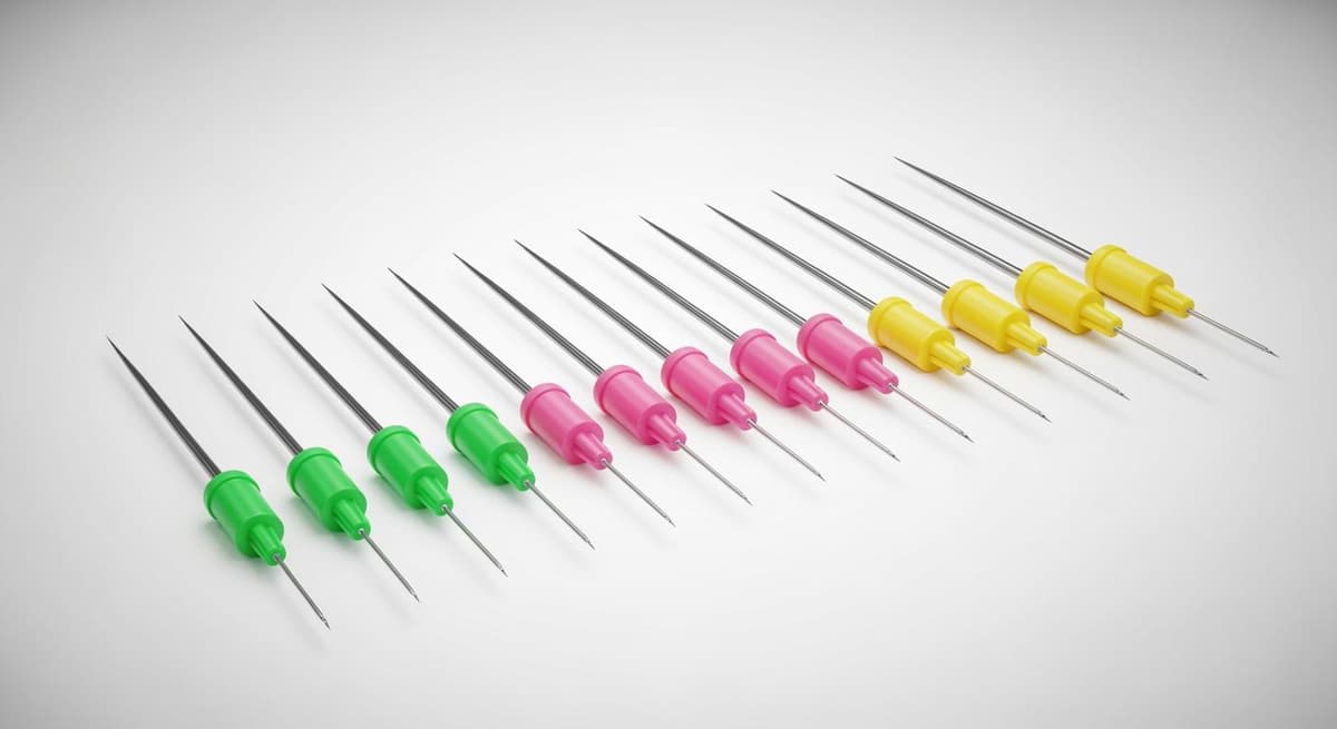 Các loại kích cỡ kim tiêm thú y khác nhau phù hợp cho heo nái và bò