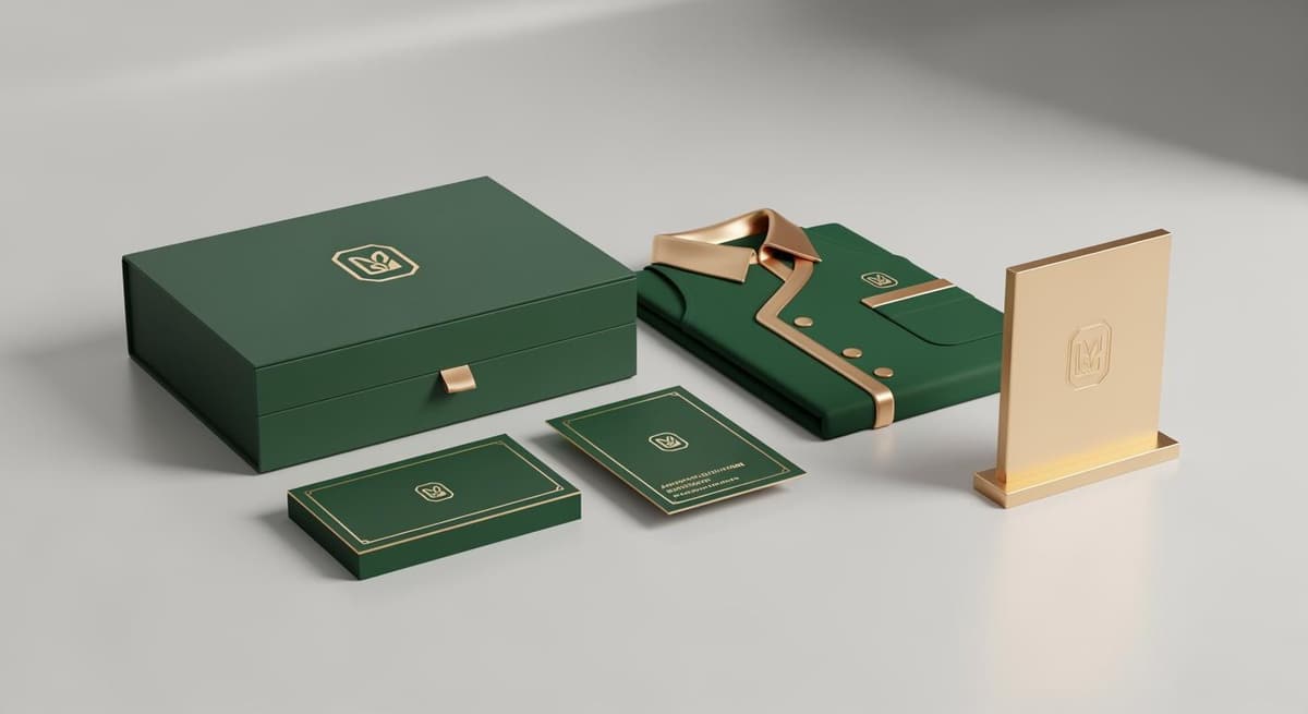 Hệ thống bộ nhận diện thương hiệu đồng bộ cho doanh nghiệp quà tặng nông sản