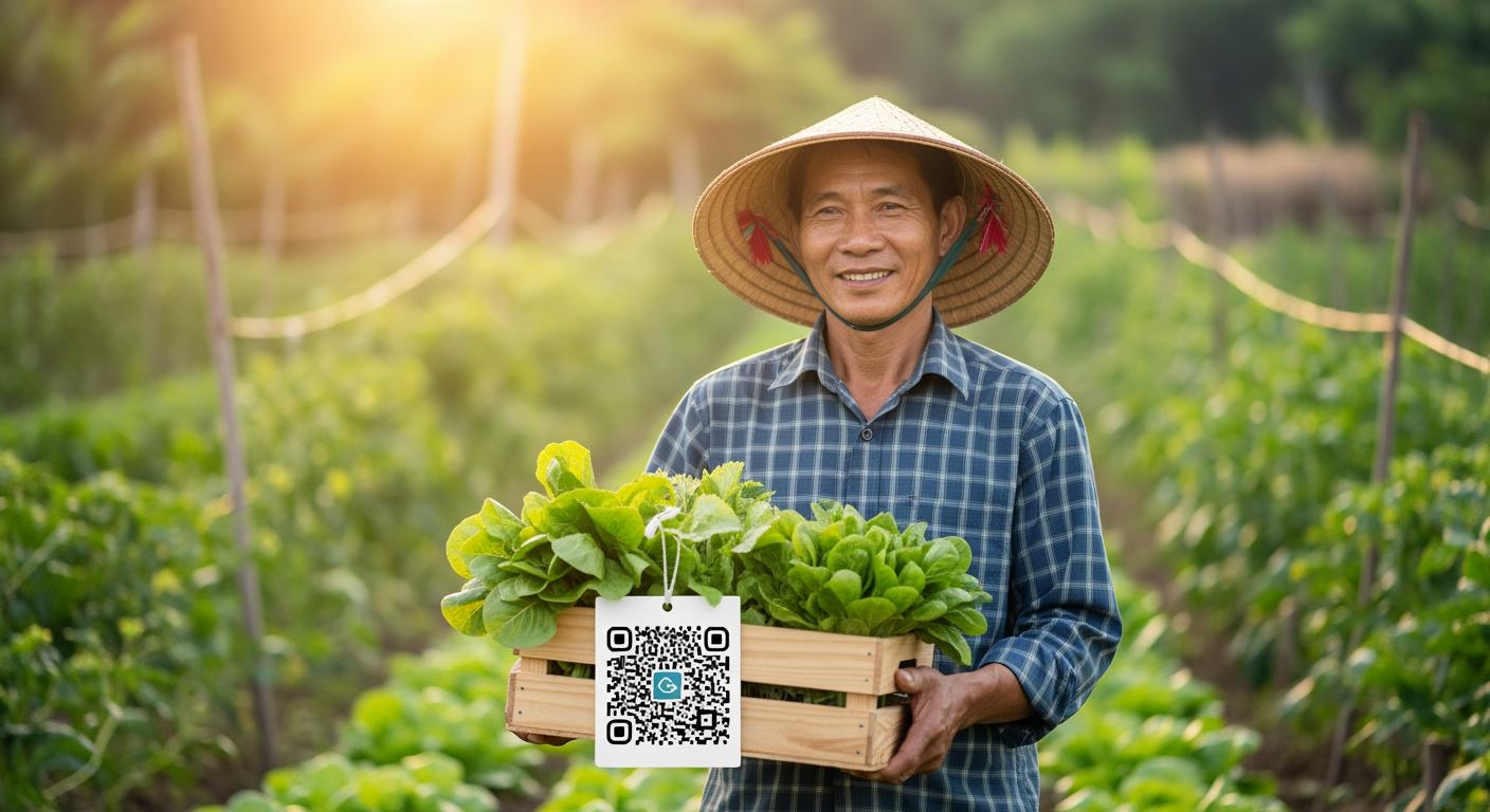 Câu chuyện thương hiệu và minh bạch thông tin nông sản qua mã QR