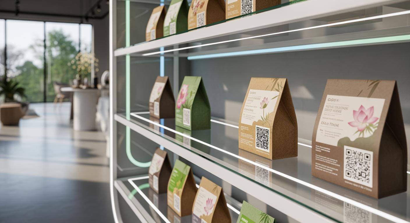 Xu hướng thị trường thực phẩm chức năng 2026 với bao bì bền vững và hiện đại.