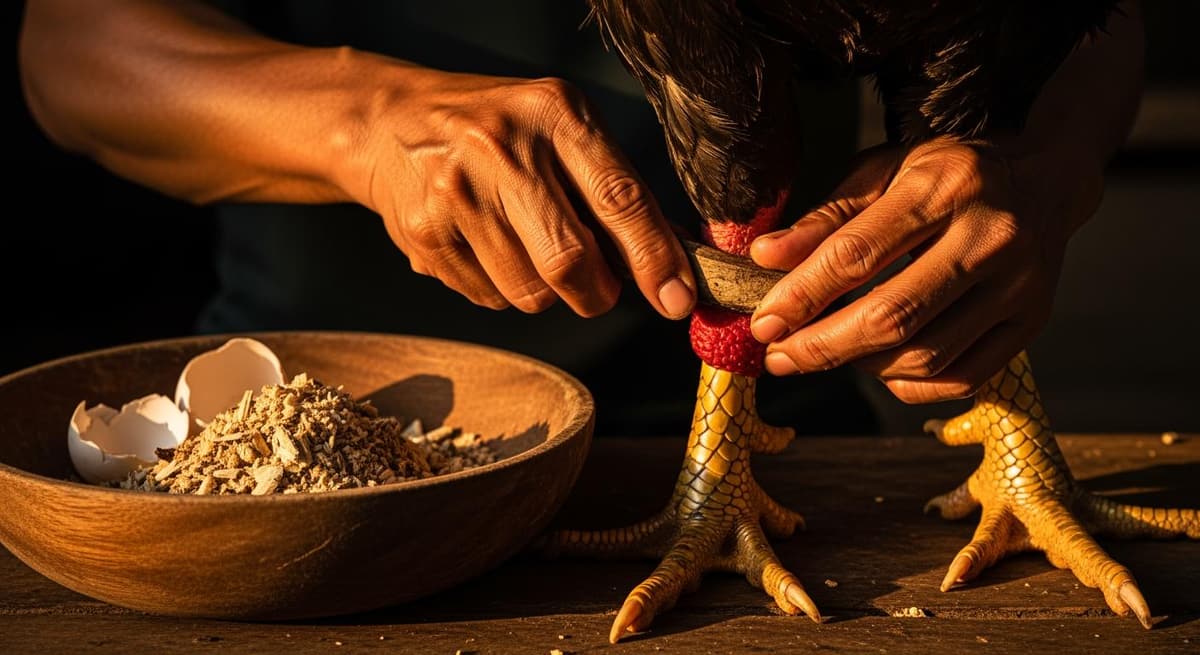 Kỹ thuật chăm sóc chân gà Đông Tảo bằng thảo dược và canxi tự nhiên