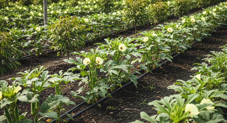 Mô hình trồng xen canh đậu bắp lấy ngắn nuôi dài