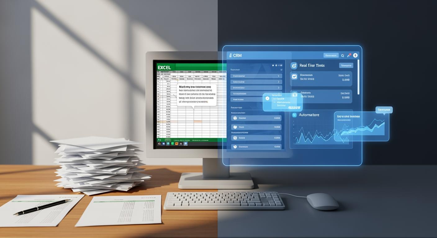 Sự khác biệt giữa quản lý sổ sách truyền thống và hệ thống CRM tự động hóa