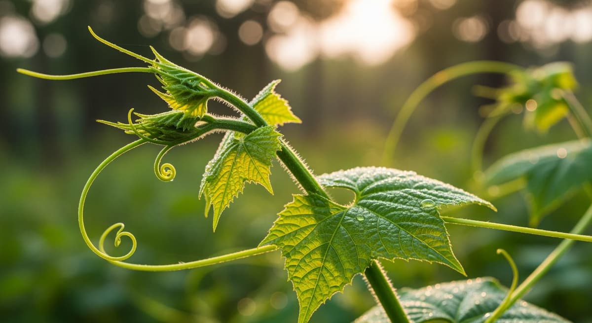 Cận cảnh những ngọn rau bò khai tươi non đọng sương sớm, biểu tượng cho giá trị kinh tế cao của nông sản OCOP.