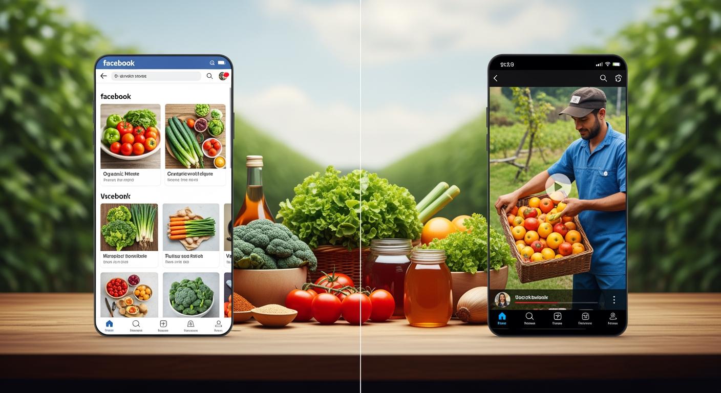 Sự so sánh giữa Facebook Ads và TikTok Ads cho ngành nông sản sạch