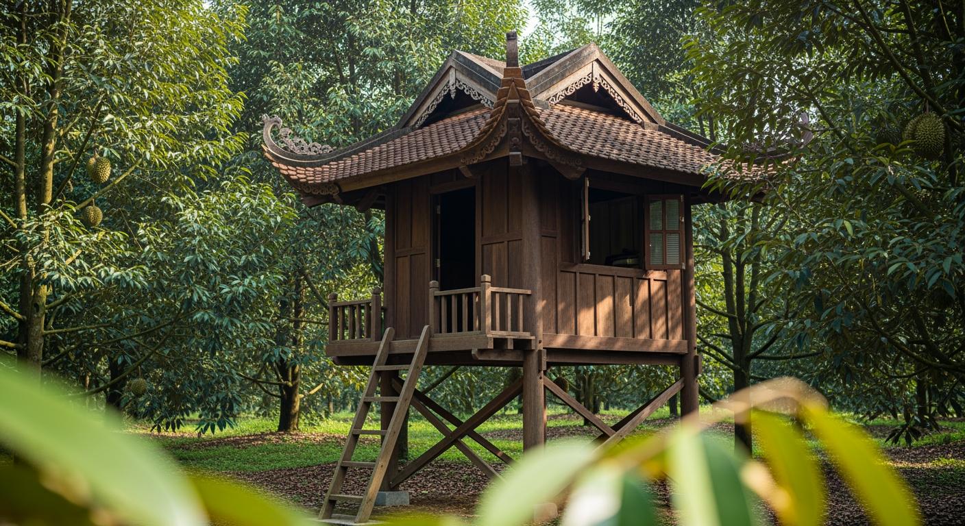 Nhà tạm và khu vực bảo quản nông sản hợp pháp trên đất trồng cây