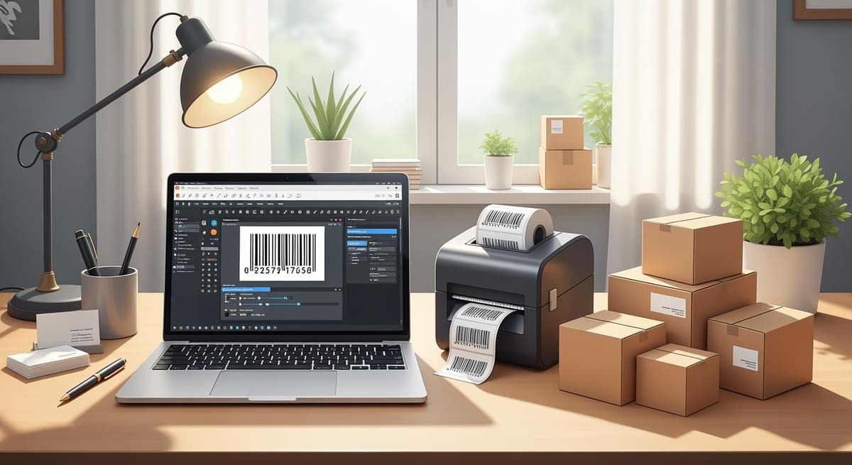 Giải pháp in tem nhãn tại nhà với phần mềm chuyên nghiệp và máy in để bàn