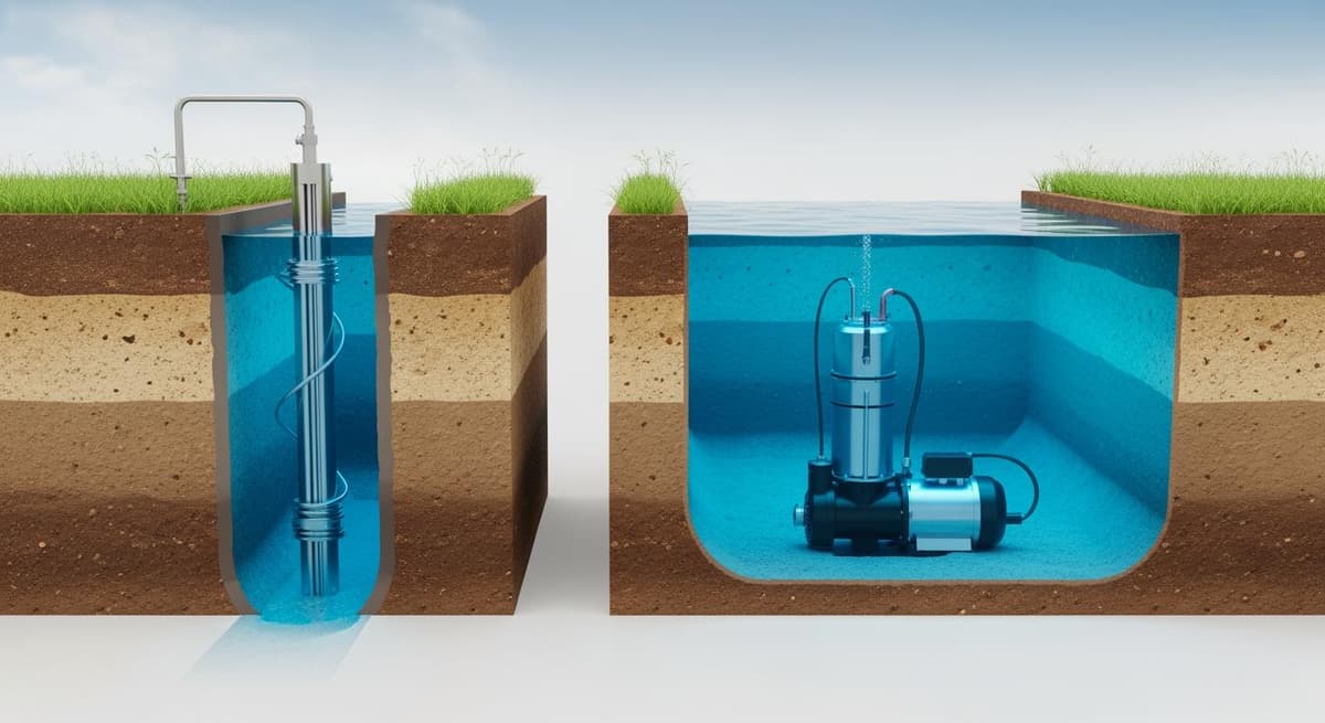 Máy bơm hỏa tiễn hoạt động trong giếng khoan sâu và máy bơm chìm trong ao nuôi thủy sản