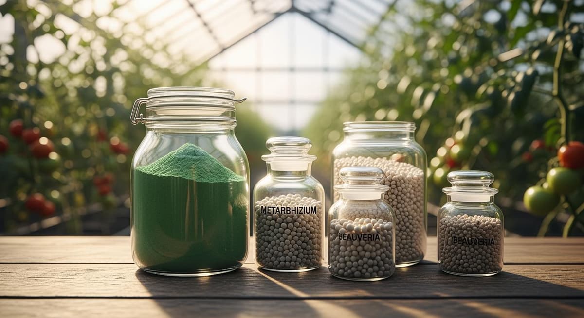 Các loại chế phẩm sinh học phổ biến như nấm xanh và nấm trắng