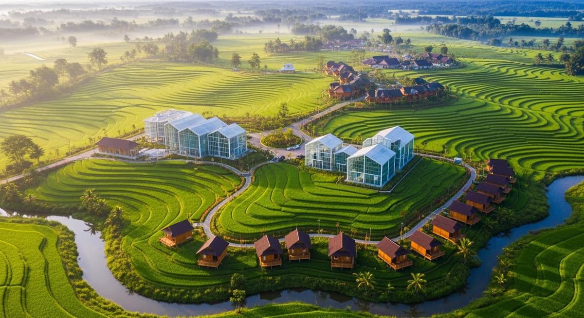 Mô hình trang trại nông nghiệp kết hợp du lịch sinh thái thành công sau khi chuyển đổi đất