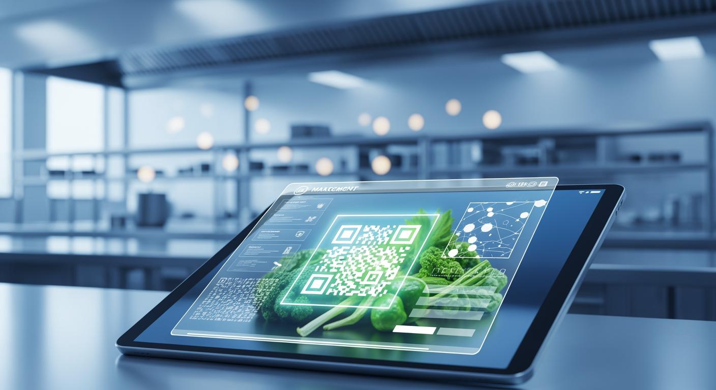 Giải pháp truy xuất nguồn gốc thực phẩm bằng mã QR cho bếp ăn công nghiệp hiện đại