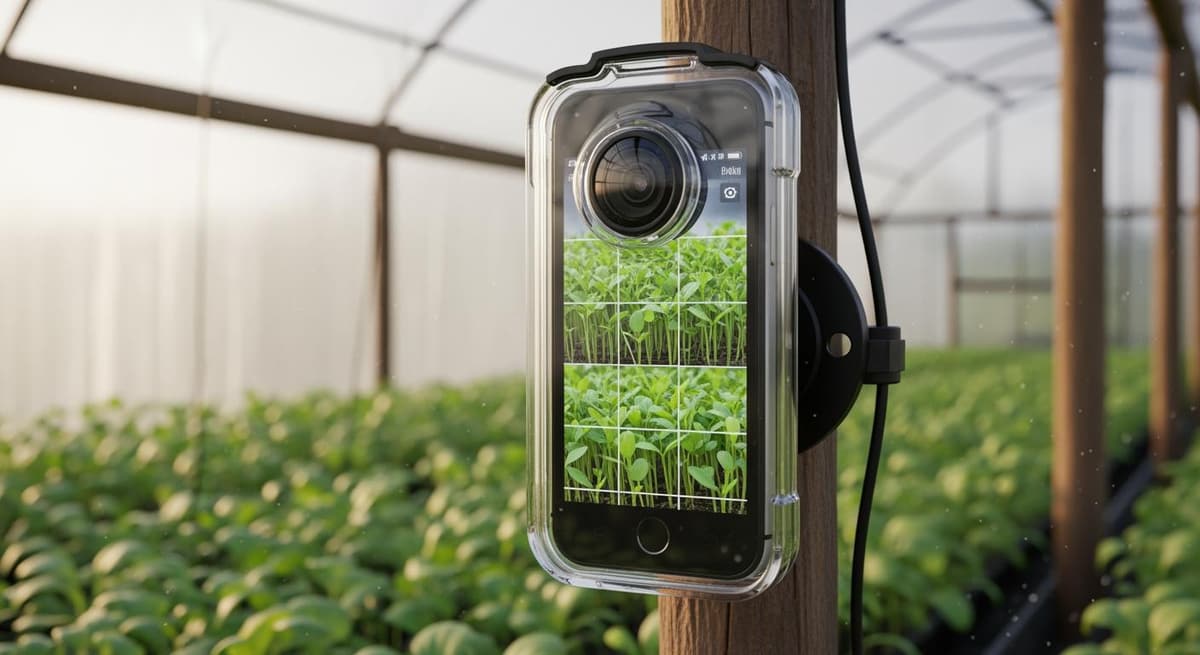 Điện thoại cũ được tái chế thành camera giám sát trong vườn ươm công nghệ cao