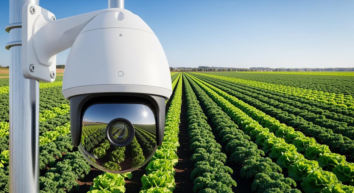 Lắp đặt camera IP Wifi giá rẻ bao quát toàn bộ khu vườn rau sạch