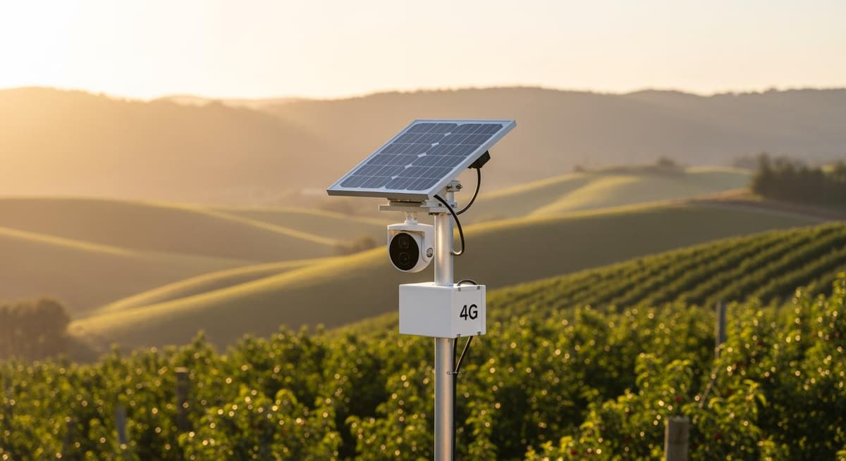 Hệ thống camera giám sát sử dụng pin năng lượng mặt trời tại vùng sâu vùng xa