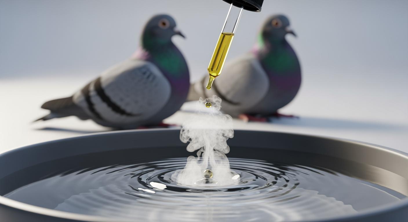 Kỹ thuật bổ sung men vi sinh vào nước uống cho chim bồ câu non giúp tăng cường hệ miễn dịch